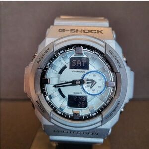 G-Shock Silver Metal-Look Analog-Digital Watch
